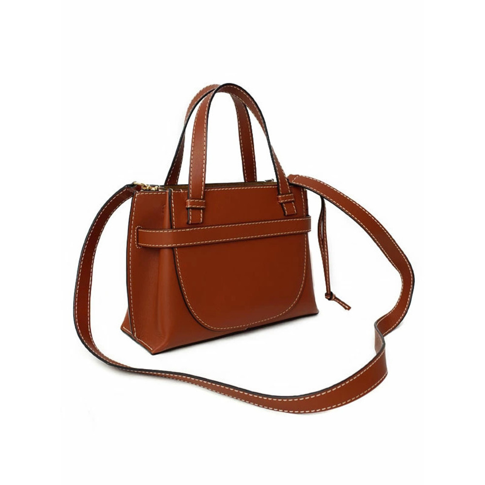 Loewe Gate Top Handle Leather Shoulder Bag - Picture 2 of 9